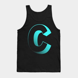 Letter C beautiful letters Tank Top